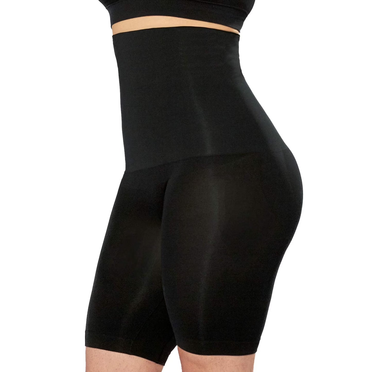 Shaper Bodysuit for Women High-Waisted Corset Shaper Slim Waist Panty Trainer Black S