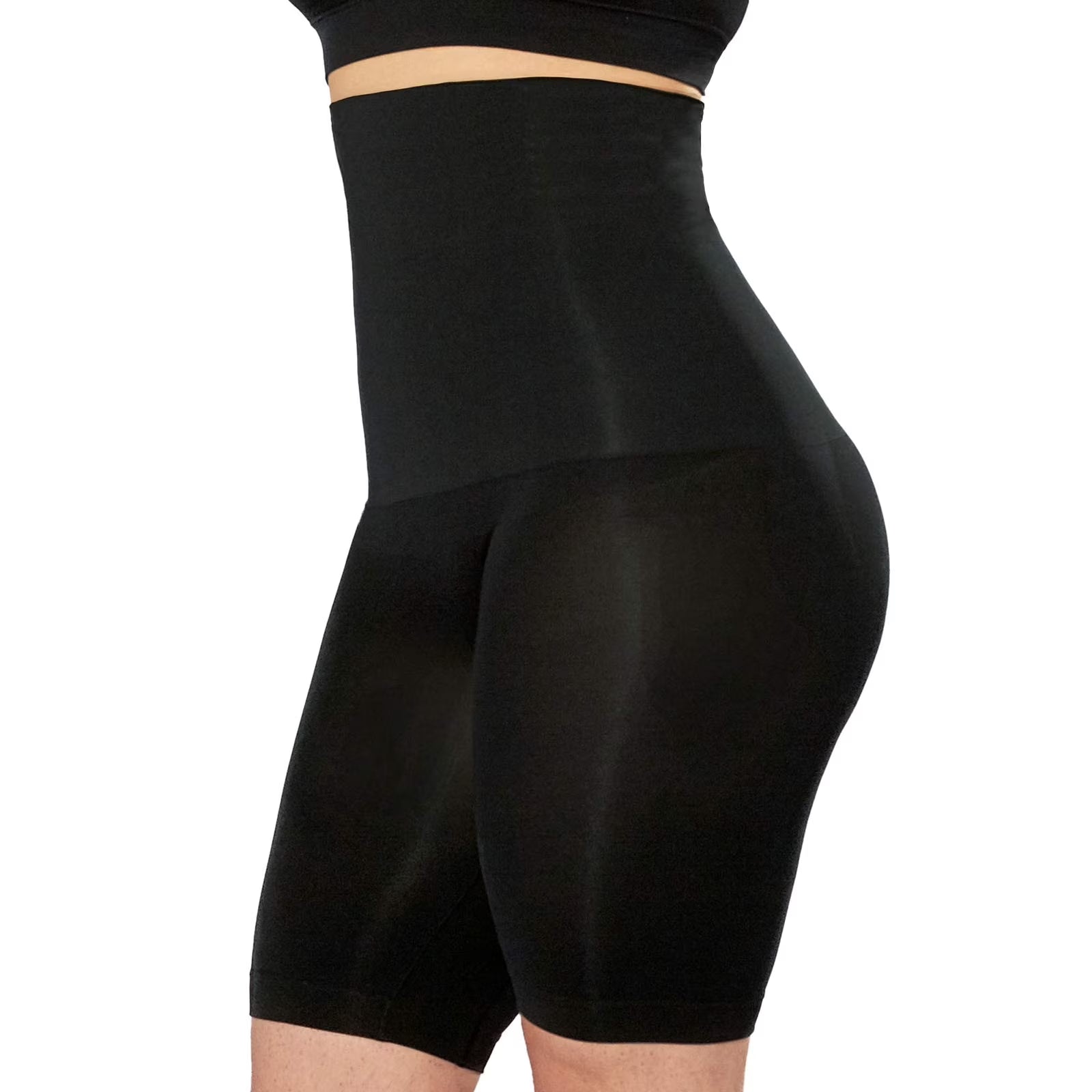 Shaper Bodysuit for Women High-Waisted Corset Shaper Slim Waist Panty Trainer Black S
