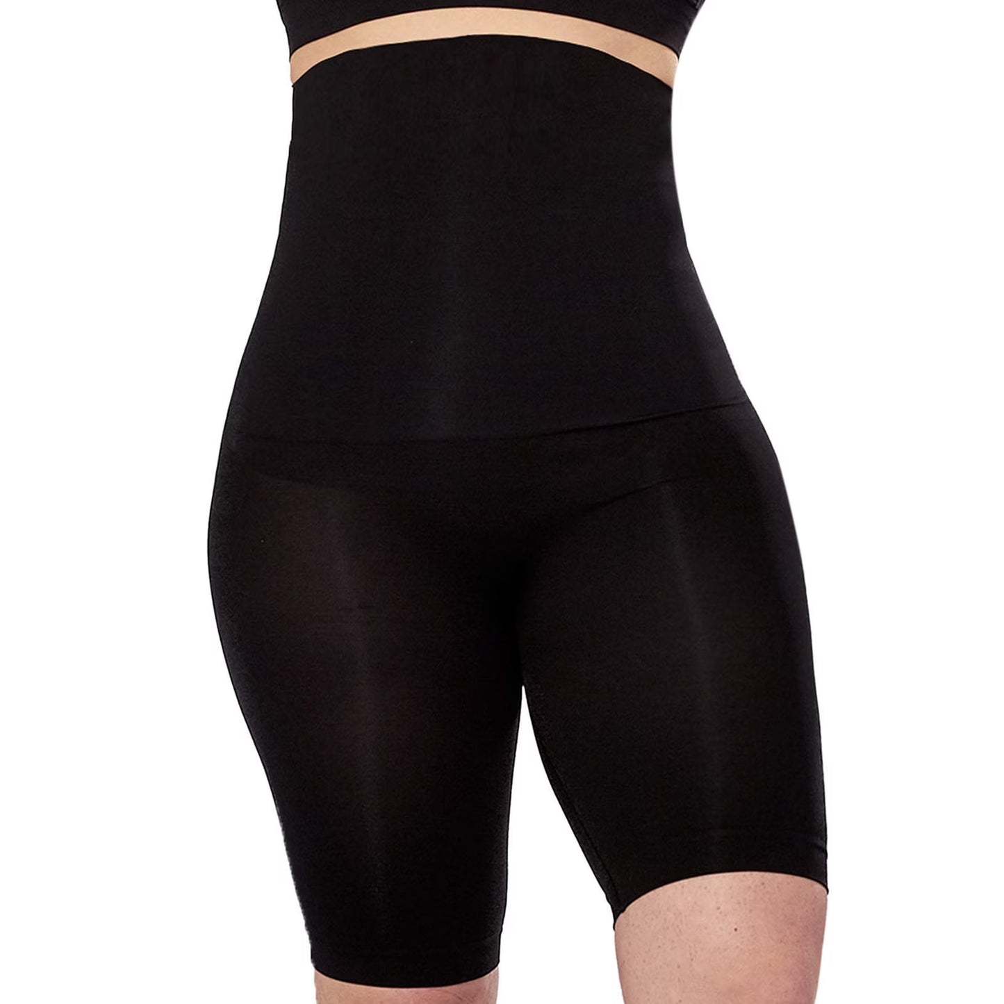 Shaper Bodysuit for Women High-Waisted Corset Shaper Slim Waist Panty Trainer Black S